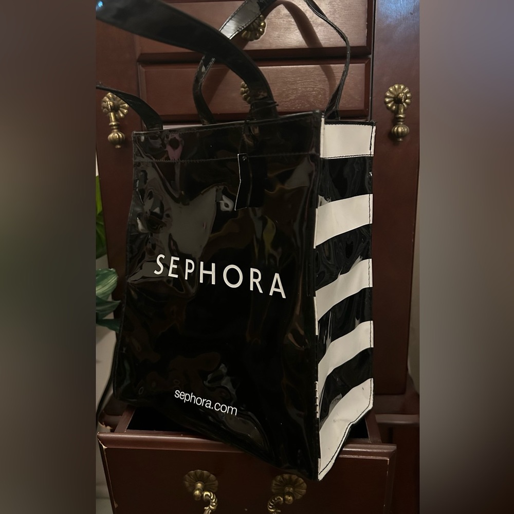 Sephora patent leather bag